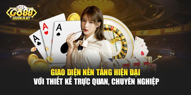 Giao diện nền tảng hiện đại với thiết kế trực quan, chuyên nghiệp