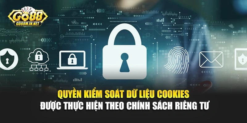 Quyền kiểm soát dữ liệu Cookies được thực hiện theo chính sách riêng tư