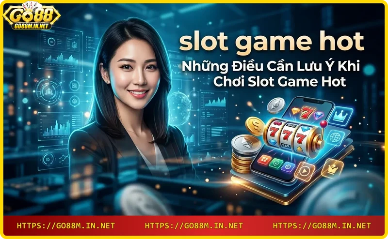 Biểu tượng cảnh báo khi chơi slot game hot, nhấn mạnh tính may rủi