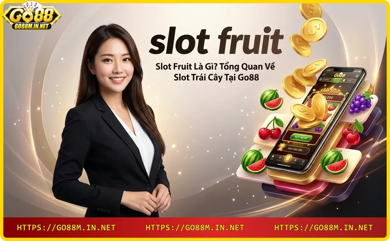 Các biểu tượng trái cây trên slot machine Go88