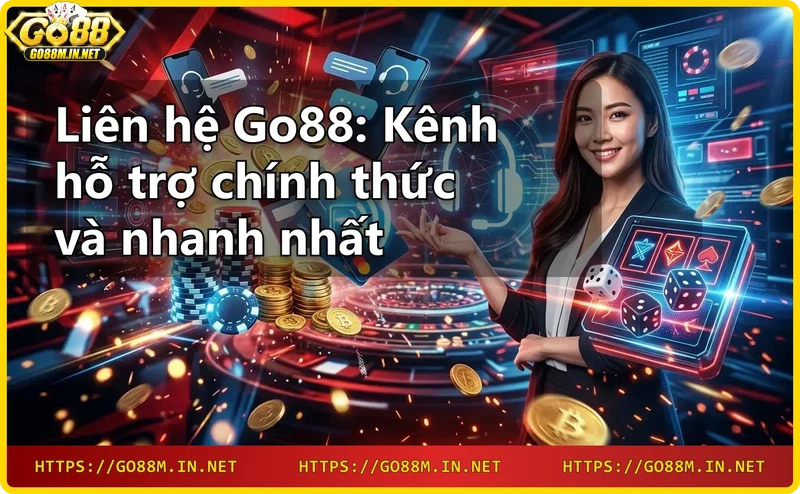 Các kênh liên hệ Go88 chính thức hotline email chat