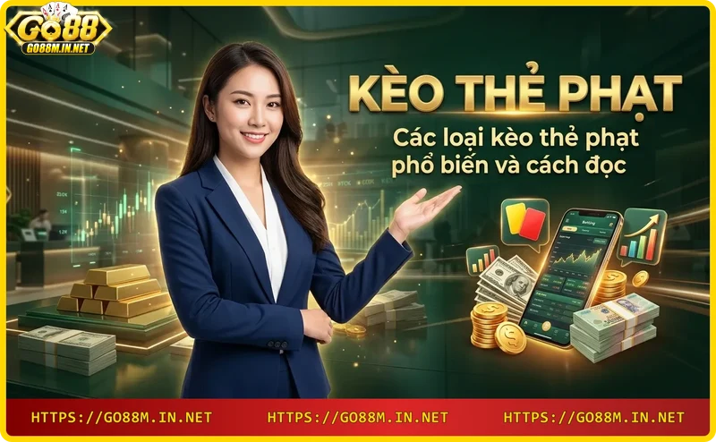 Các loại kèo thẻ phạt: tài xỉu, chấp, cầu thủ bị thẻ, thẻ đầu tiên