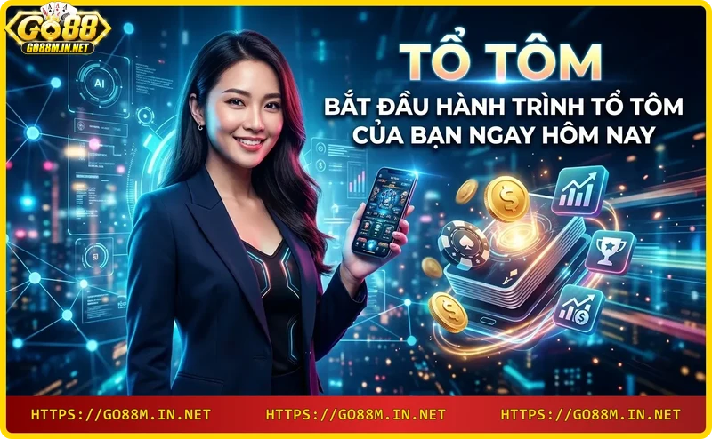 Chơi tổ tôm online tại Go88 - Giao diện game bài hiện đại