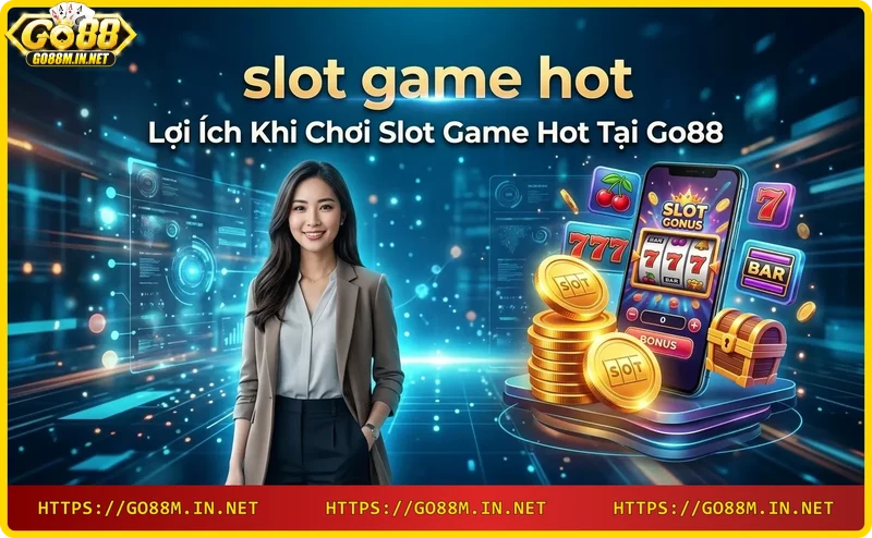 Điện thoại hiển thị slot game hot với tỷ lệ trả thưởng cao và jackpot