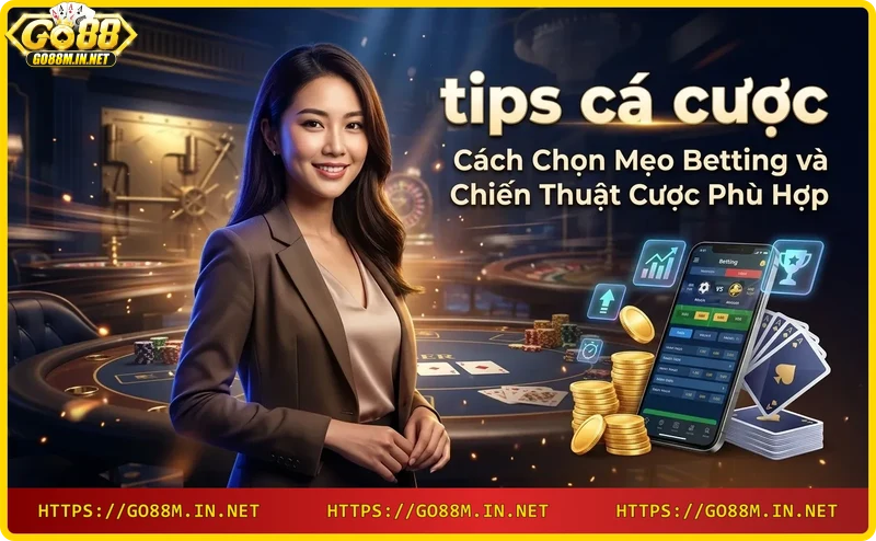Hình ảnh chọn lọc tips cá cược với điện thoại, kính lúp và chip poker