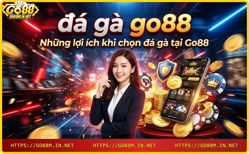 Lợi ích khi chơi đá gà Go88 - giao diện thân thiện, khuyến mãi hấp dẫn