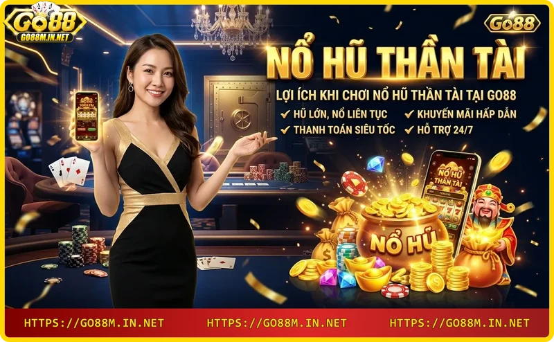 Lợi ích khi chơi nổ hũ thần tài tại Go88: tỷ lệ thưởng cao, giao diện thân thiện, bảo mật an toàn