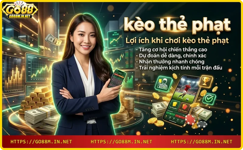 Người chơi thắng cược thẻ phạt trên điện thoại