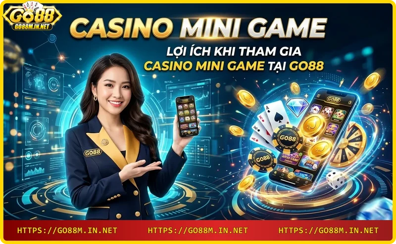 Người chơi thư giãn và thắng lớn với casino mini game Go88