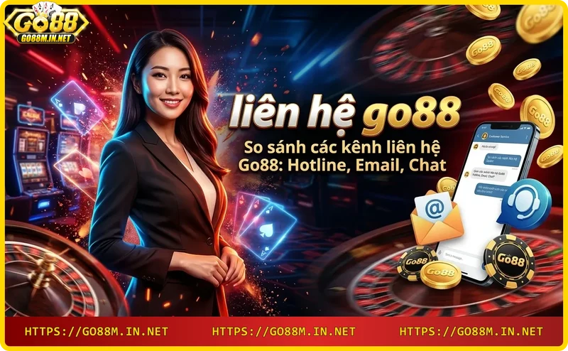 So sánh kênh liên hệ Go88 hotline email chat