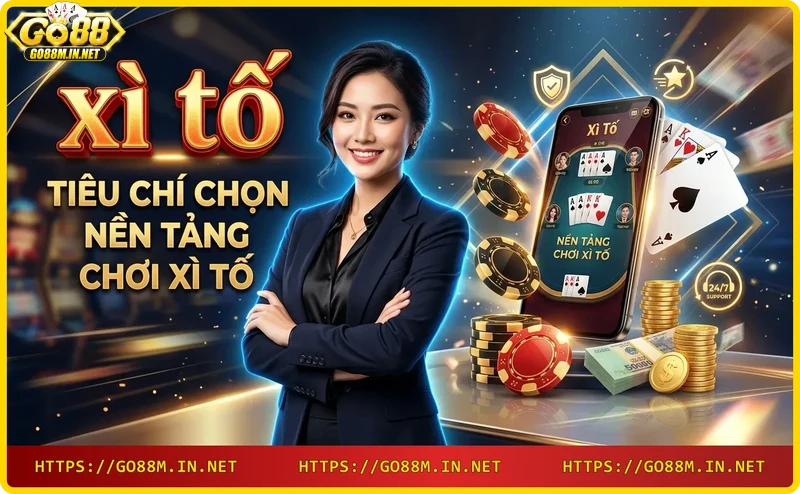 Thiết bị di động hiển thị giao diện poker, biểu tượng bảo mật và chip vàng nổi bật