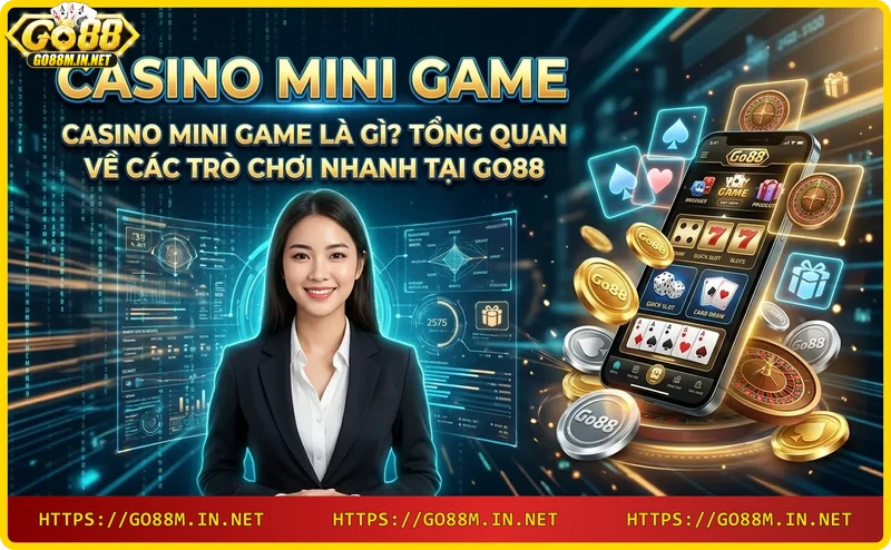 Tổng quan các casino mini game phổ biến tại Go88: tài xỉu, bầu cua, xóc đĩa, mini poker